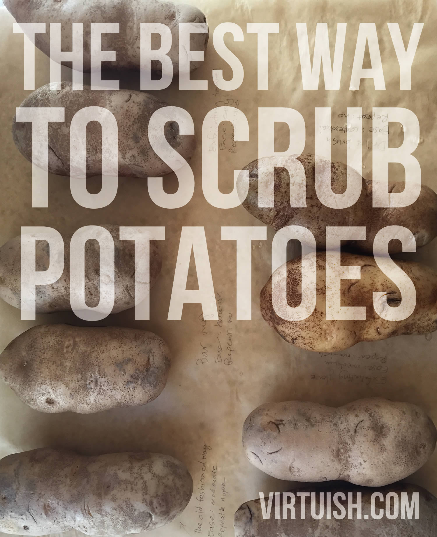 The Best Way to Scrub Potatoes